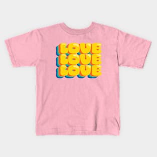 Lovex3 Kids T-Shirt